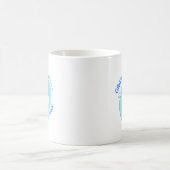 Tasse Pieds de Bébé Bleus pour Grand-Père (Centre)