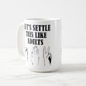 Tasse Pierre Feuille Ciseaux (Devant gauche)