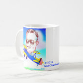 Tasse pilote de Bijon Frise (Devant gauche)