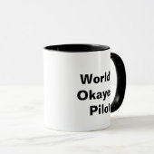 Tasse pilote d'Okayest du monde (Devant droit)