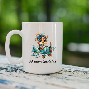 Tasse Pilote Rétro Chien