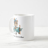 Tasse Pilote Rétro Chien (Devant gauche)
