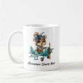 Tasse Pilote Rétro Chien (Gauche)