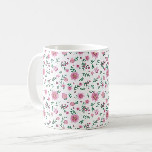 Tasse Pink Roses Galore (Devant gauche)