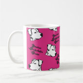Tasse "Pink Staffi" (Gauche)