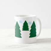 Tasse - Pins avec flocons de neige (Devant droit)
