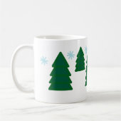 Tasse - Pins avec flocons de neige (Gauche)