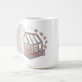 Tasse Pixel Champignon de Serre Kawaii (Devant gauche)