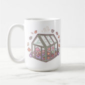 Tasse Pixel Champignon de Serre Kawaii (Gauche)