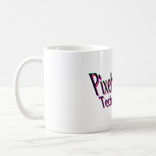 Tasse Pixel-Souillée de Technopeasant (Gauche)