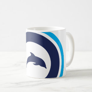 Tasse PJK 33cl / logo de dauphin rogné