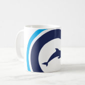 Tasse PJK 33cl / logo de dauphin rogné (Devant gauche)