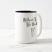 Tasse plate de B grande (Devant droit)