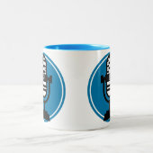 Tasse Podcasting de ricochet (Centre)