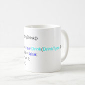 Tasse pointue de thé de programmeurs de C# (Devant droit)