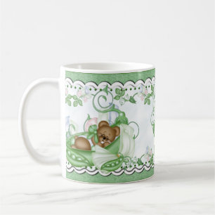 Tasse - pois doux dans une cosse