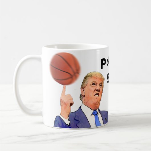 Tasse politique de basket-ball de la tasse | de (Gauche)