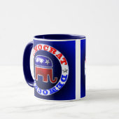 Tasse politique de Démocrate (Devant gauche)