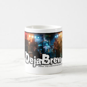 Tasse polychrome de logo de bande de DejaBrew