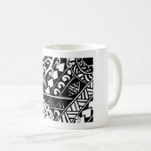 Tasse Polynésienne Tortue Tribale (Devant droit)