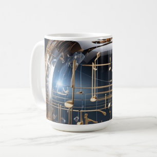 Tasse Pomme en Cristal Doré - Tasse Café Musical A