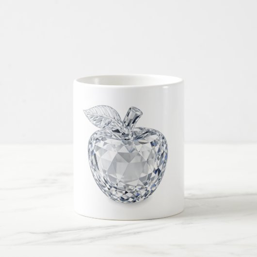 Tasse Pomme en Cristal Facetté (Centre)