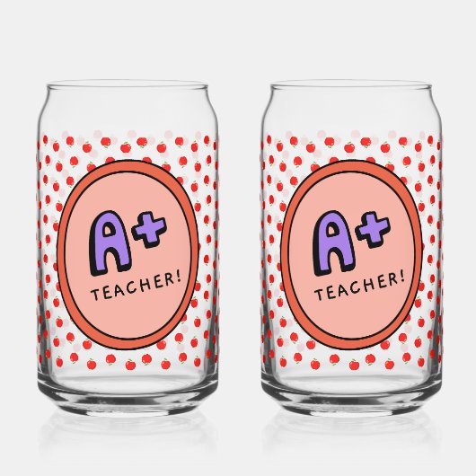 Tasse Pomme Professeur Drôle (Recto)