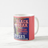 Tasse Pommes Ours Noir (Devant droit)