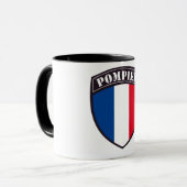 Tasse Pompier de France (Devant gauche)