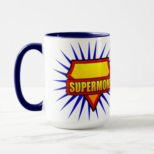 Tasse Pop Art Bouclier de Supermaman (Gauche)