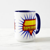 Tasse Pop Art Bouclier de Supermaman (Devant droit)