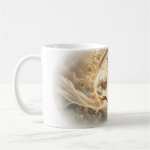 Tasse Portrait de Princesse à l'Engrenage Rêveuse