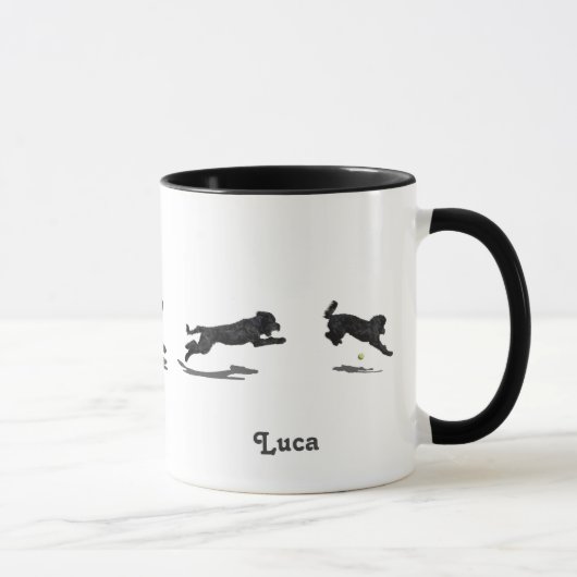 Tasse portugaise courante de chien d'eau (Droite)