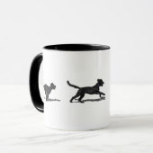 Tasse portugaise courante de chien d'eau (Devant gauche)