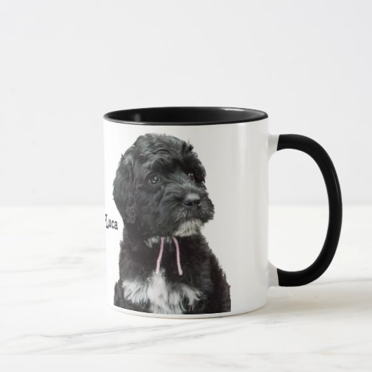 Tasse portugaise de chiot de chien d'eau (Droite)