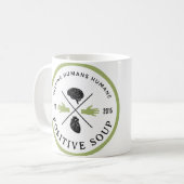 Tasse positive de logo de soupe (Devant gauche)