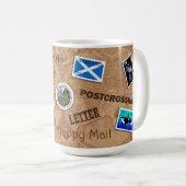 Tasse Postcrossing - 15 oz. (Devant droit)