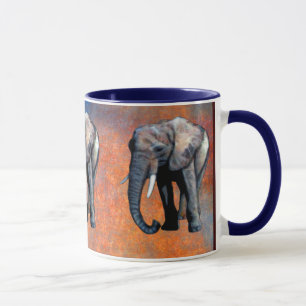 Tasse potable de Faune-défenseur d'éléphant