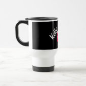 Tasse potable de monogramme de fleur (Gauche)