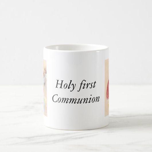 Tasse potable de première communion de fille (Centre)