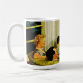 Tasse potable de rétro famille de TV (Gauche)