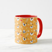 Tasse Poulets Drôles (Devant droit)