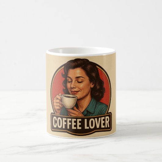 Tasse pour amateur de café. (Centre)