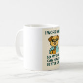 Tasse pour amateur de chien drôle (Devant gauche)