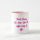 Tasse pour amateurs de café (Centre)