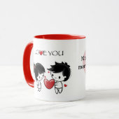 Tasse pour amoureux (Devant gauche)