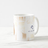 Tasse pour aquarelle d'anniversaire de zodiaque de (Devant droit)