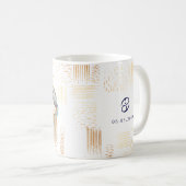 Tasse pour aquarelle d'anniversaire de zodiaque de (Devant droit)