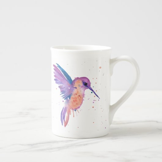 Tasse pour aquarelle de colibri de peinture (Droite)