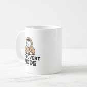 Tasse pour Chat en Mode Introverti – Tasse de Café (Devant gauche)